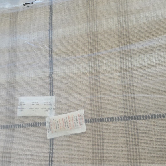 NEW McGee & Co Augustine Rug 3x5  Indoor Outdoor Handwoven Grey/Navy - Picture 10 of 13